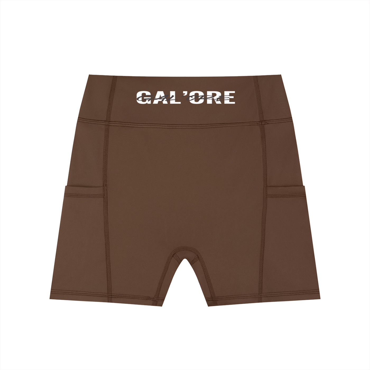 GAL’ORE CO. High-Waisted Pocket Biker Shorts