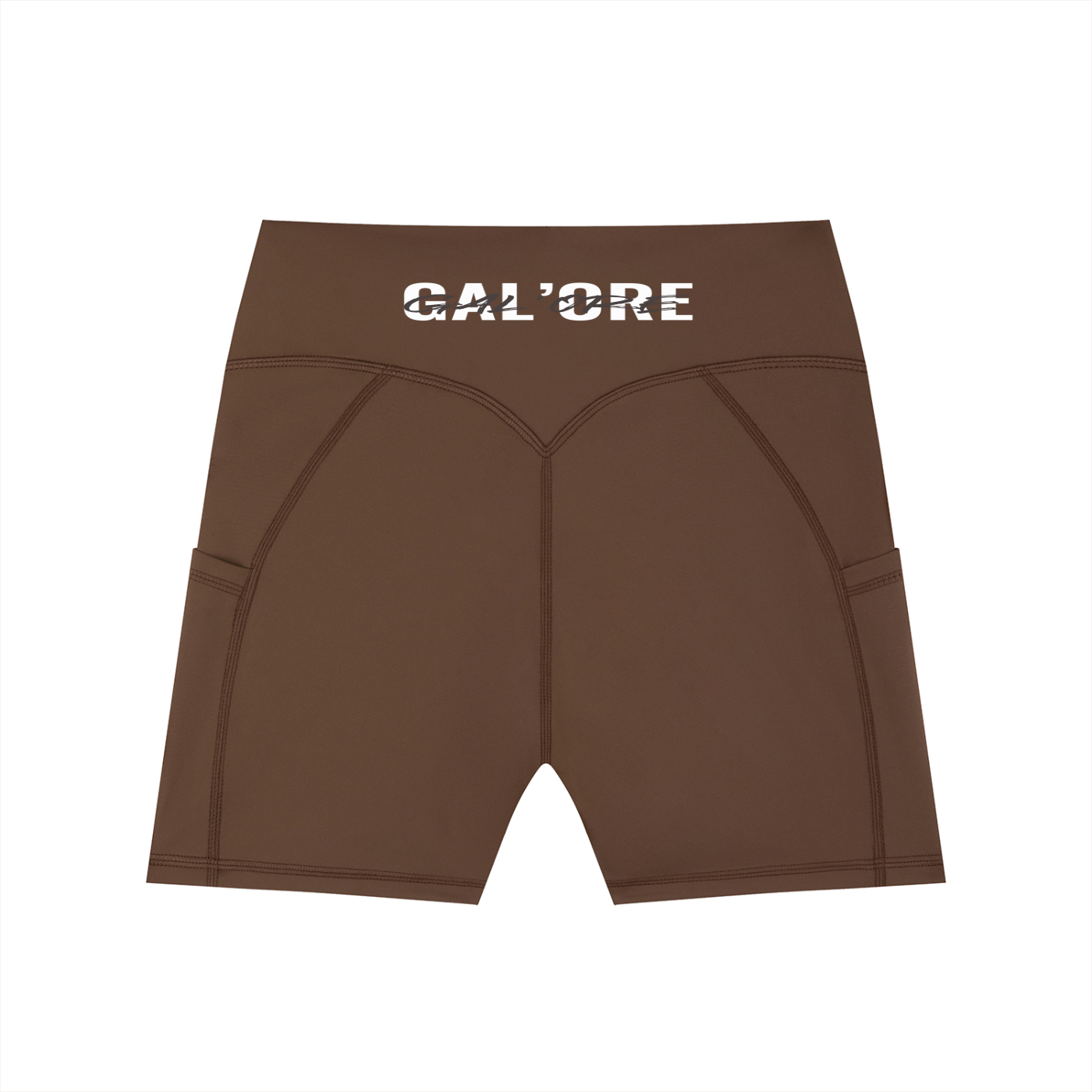 GAL’ORE CO. High-Waisted Pocket Biker Shorts